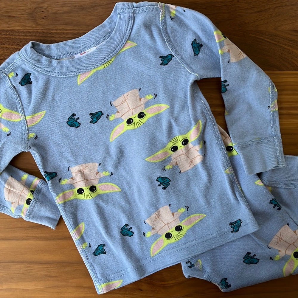 Hanna Andersson Star Wars™ The Child Long John Pajamas In Organic Cotton